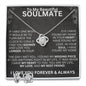 To My Beautiful Soulmate - Love you Longer - Valentine's Love Knot Necklace