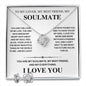 To My Beautiful Soulmate - Love Of My Life - Valentine's Day Love Knot Necklace