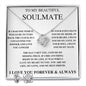 To My Beautiful Soulmate - I Found My Love - Valentine's Day Love Knot Necklace