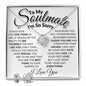 To My Soulmate - I'm So Sorry - Valentine's Love Knot Necklace