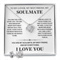 To My Beautiful Soulmate - Love Of My Life - Valentine's Day Love Knot Necklace