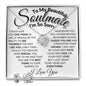 To My Beautiful Soulmate - I'm So Sorry - Valentine's Love Knot Necklace