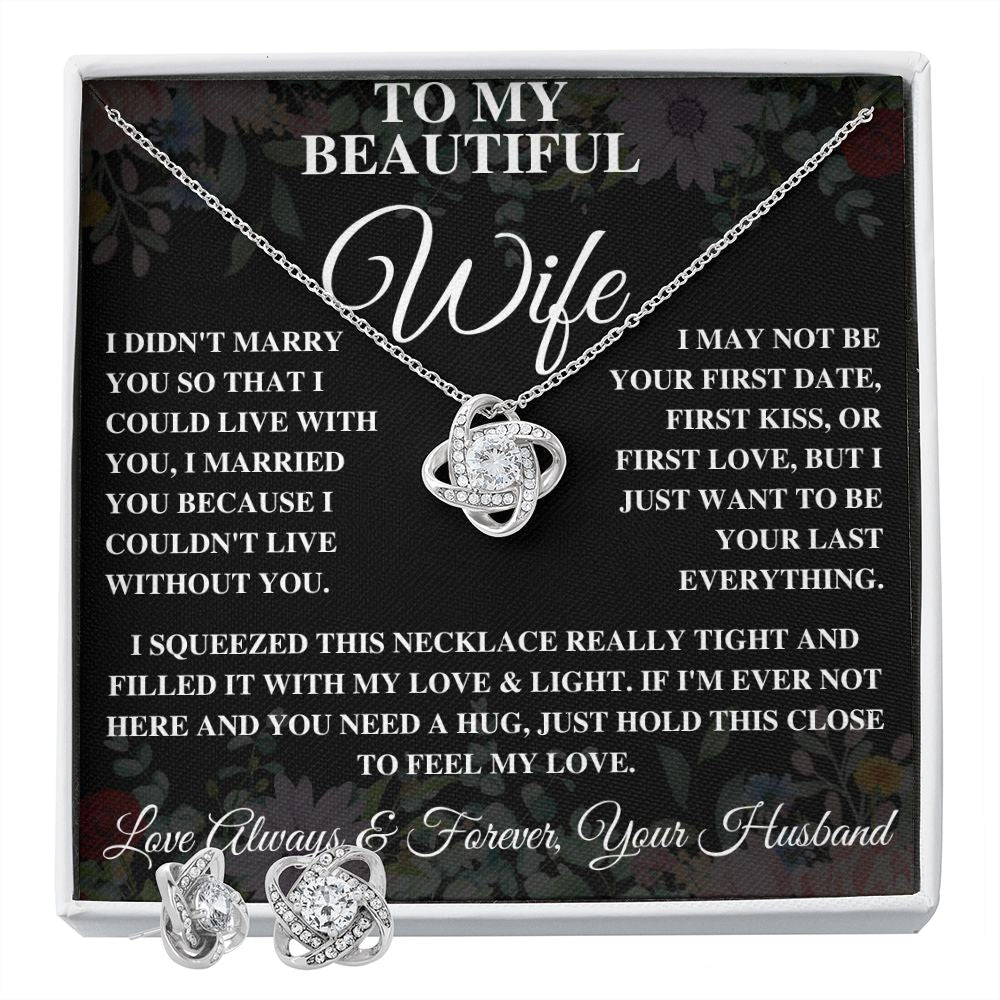 Last Everything - Gift For Wife - Love Knot Necklace For Valentine's Day
