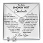 To My Soulmate - Heart Message - Valentine's Love Knot Necklace
