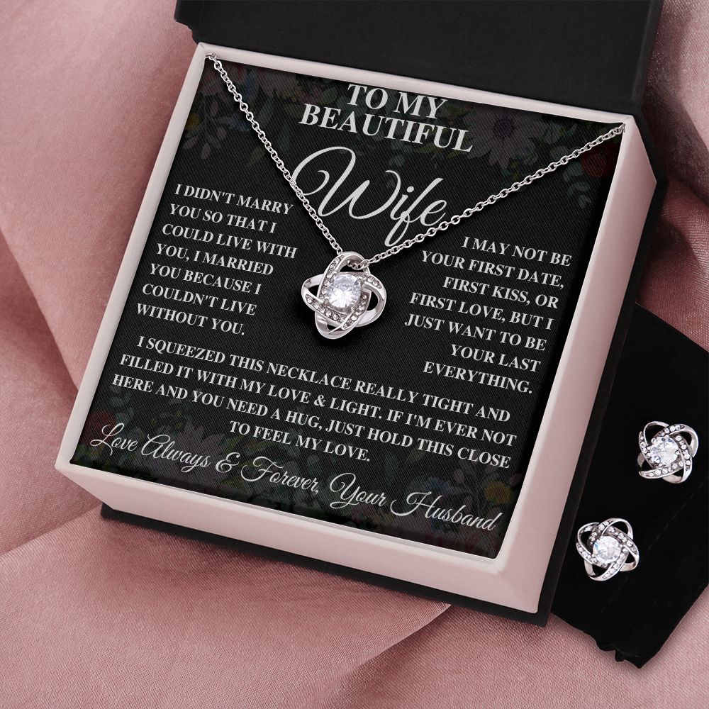 Last Everything - Gift For Wife - Love Knot Necklace For Valentine's Day