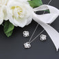 Gift For Soulmate From Loved One - I Love You For All That You Are (Love Knot Necklace w/Earrings)