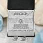 To My Beautiful Soulmate - I Found My Love - Valentine's Day Love Knot Necklace
