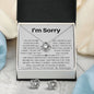 I'm Sorry - Your Pillow - Valentine's Love Knot Necklace