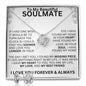 To My Beautiful Soulmate - Love you Longer - Valentine's Love Knot Necklace