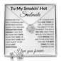 To My Soulmate - My Queen - Valentine's Love Knot Necklace