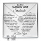 To My Soulmate - Heart Message - Valentine's Love Knot Necklace