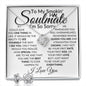 To My Smokin' Hot Soulmate - I'm So Sorry - Valentine's Love Knot Necklace