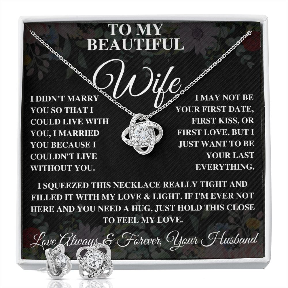 Last Everything - Gift For Wife - Love Knot Necklace For Valentine's Day