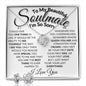 To My Beautiful Soulmate - I'm So Sorry - Valentine's Love Knot Necklace