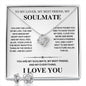 To My Beautiful Soulmate - Love Of My Life - Valentine's Day Love Knot Necklace