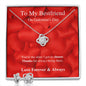 To My Best Friend - Valentine's Love Knot Necklace