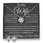 Gift For Wife Love Knot Necklace With Earrings Dream Msg