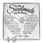 To My Soulmate - I'm So Sorry - Valentine's Love Knot Necklace
