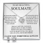 To My Beautiful Soulmate - I Found My Love - Valentine's Day Love Knot Necklace