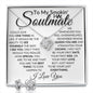 To My Smokin' Hot Soulmate - Your Last Everything - Valentine's Love Knot Necklace