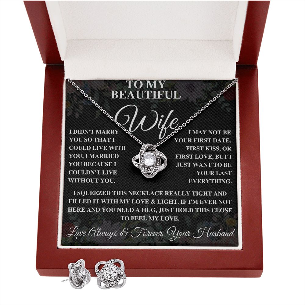 Last Everything - Gift For Wife - Love Knot Necklace For Valentine's Day
