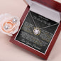 To My Soulmate - Can't Live Without You - Valentine's Love Knot Necklace