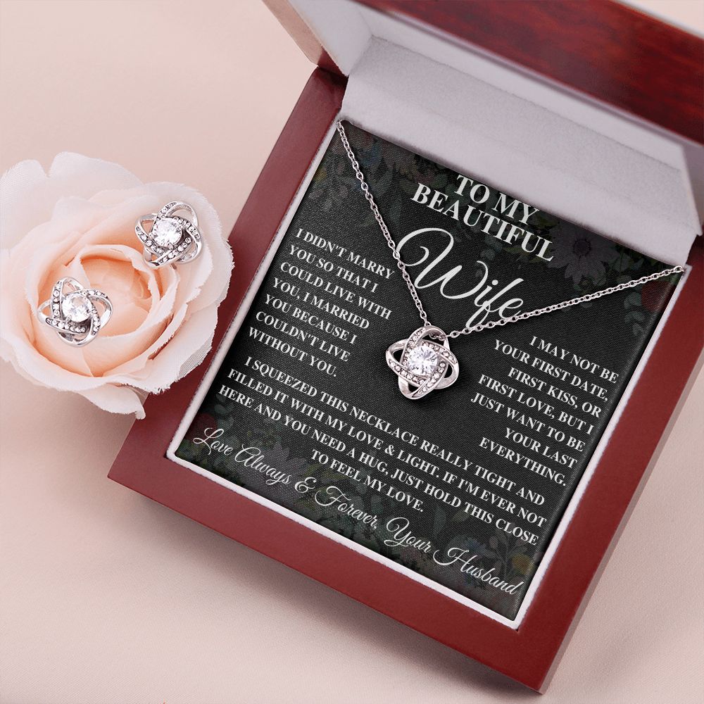 Last Everything - Gift For Wife - Love Knot Necklace For Valentine's Day