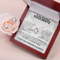 To My Beautiful Soulmate - Love you Longer - Valentine's Love Knot Necklace