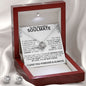To My Beautiful Soulmate - Love you Longer - Valentine's Love Knot Necklace