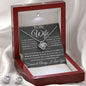 Gift For Wife Love Knot Necklace With Earrings Dream Msg