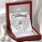 To My Soulmate - My Queen - Valentine's Love Knot Necklace
