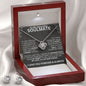 To My Beautiful Soulmate - Love you Longer - Valentine's Love Knot Necklace