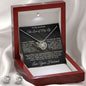 To My Soulmate - Can't Live Without You - Valentine's Love Knot Necklace