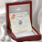 Gift For Soulmate From Loved One - I Love You For All That You Are (Love Knot Necklace w/Earrings)