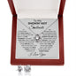 To My Soulmate - Heart Message - Valentine's Love Knot Necklace