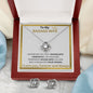 To My Badass Wife - Valentine's Love Knot Necklace