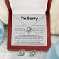 I'm Sorry - Your Pillow - Valentine's Love Knot Necklace