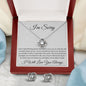 I'm Sorry - Can't Stop Thinking - Valentine's Love Knot Necklace