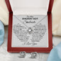 To My Soulmate - Heart Message - Valentine's Love Knot Necklace