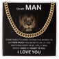 To My Man - You Mean So Much To Me - Valentine's Cuban Link