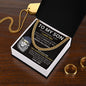 To My Son - I Believe In You - Valentine's Cuban Link Necklace