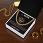 To My Man - Life's Toughest Warrior - Valentine's Cuban Link