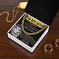 To My Son - I Believe In You - Valentine's Cuban Link Necklace