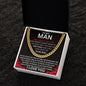 To My Man - Test OF Time - Valentine's Cuban Link Necklace