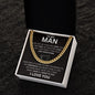 To My Man - My Last Everything - Valentine's Cuban Link
