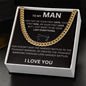 To My Man - The Toughest Warrior - Valentine's Cuban Link