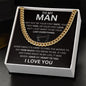 To My Man - My Last Everything - Valentine's Cuban Link