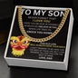 To My Son - I Believe In You - Cuban Link Necklace