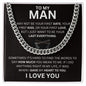 To My Man - My Last Everything - Valentine's Cuban Link