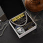 To My Son - I Believe In You - Valentine's Cuban Link Necklace